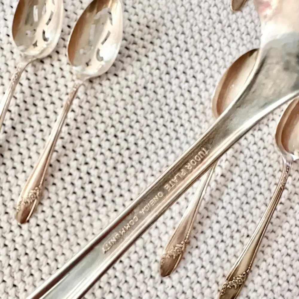 Oneida Tudor Queen Bess Set 10 Replacement Various Serving Utensils Flatware
